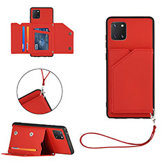 Handyhülle Hülle Luxus Leder Schutzhülle Y03B für Samsung Galaxy Note 10 Lite Rot
