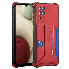 Handyhülle Hülle Luxus Leder Schutzhülle Y04B für Samsung Galaxy A12 5G Rot