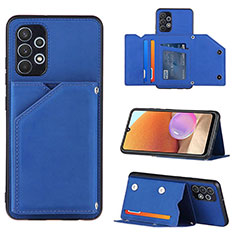 Handyhülle Hülle Luxus Leder Schutzhülle Y04B für Samsung Galaxy A32 5G Blau