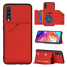 Handyhülle Hülle Luxus Leder Schutzhülle Y04B für Samsung Galaxy A70S Rot