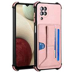 Handyhülle Hülle Luxus Leder Schutzhülle Y04B für Samsung Galaxy M12 Rosegold