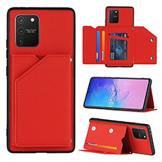 Handyhülle Hülle Luxus Leder Schutzhülle Y04B für Samsung Galaxy M80S Rot