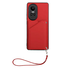 Handyhülle Hülle Luxus Leder Schutzhülle YB1 für Oppo Reno10 5G Rot