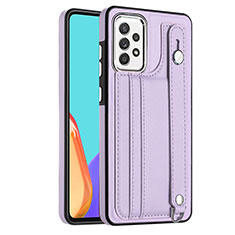 Handyhülle Hülle Luxus Leder Schutzhülle YB1 für Samsung Galaxy A52 4G Violett