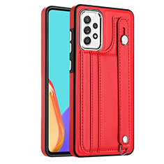 Handyhülle Hülle Luxus Leder Schutzhülle YB1 für Samsung Galaxy A52 5G Rot