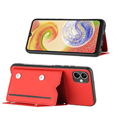 Handyhülle Hülle Luxus Leder Schutzhülle YB1 für Samsung Galaxy M04 Rot