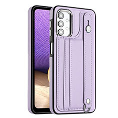 Handyhülle Hülle Luxus Leder Schutzhülle YB1 für Samsung Galaxy M32 5G Violett