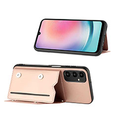 Handyhülle Hülle Luxus Leder Schutzhülle YB1 für Samsung Galaxy M44 5G Rosegold