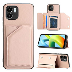 Handyhülle Hülle Luxus Leder Schutzhülle YB1 für Xiaomi Poco C50 Rosegold