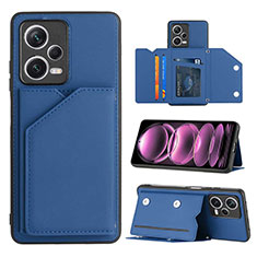 Handyhülle Hülle Luxus Leder Schutzhülle YB1 für Xiaomi Poco X5 5G Blau