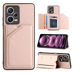 Handyhülle Hülle Luxus Leder Schutzhülle YB1 für Xiaomi Poco X5 5G Rosegold