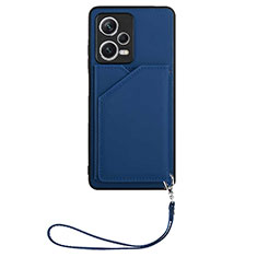 Handyhülle Hülle Luxus Leder Schutzhülle YB1 für Xiaomi Redmi Note 12 Pro+ Plus 5G Blau