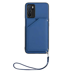 Handyhülle Hülle Luxus Leder Schutzhülle YB2 für Oppo A16s Blau