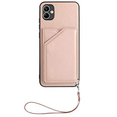 Handyhülle Hülle Luxus Leder Schutzhülle YB2 für Samsung Galaxy A04E Rosegold