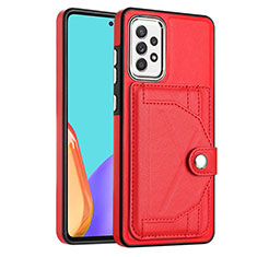 Handyhülle Hülle Luxus Leder Schutzhülle YB2 für Samsung Galaxy A32 4G Rot