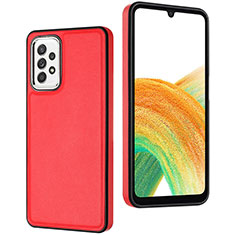 Handyhülle Hülle Luxus Leder Schutzhülle YB2 für Samsung Galaxy A33 5G Rot