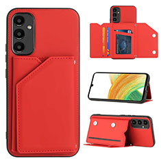 Handyhülle Hülle Luxus Leder Schutzhülle YB2 für Samsung Galaxy A54 5G Rot