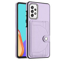 Handyhülle Hülle Luxus Leder Schutzhülle YB2 für Samsung Galaxy A72 5G Violett