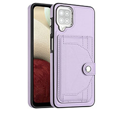 Handyhülle Hülle Luxus Leder Schutzhülle YB2 für Samsung Galaxy F12 Violett