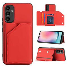 Handyhülle Hülle Luxus Leder Schutzhülle YB2 für Samsung Galaxy Jump3 5G Rot