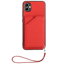 Handyhülle Hülle Luxus Leder Schutzhülle YB2 für Samsung Galaxy M04 Rot
