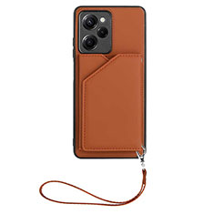 Handyhülle Hülle Luxus Leder Schutzhülle YB2 für Xiaomi Poco X5 Pro 5G Braun