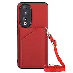 Handyhülle Hülle Luxus Leder Schutzhülle YB3 für Huawei Honor 90 5G Rot