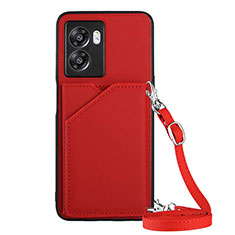 Handyhülle Hülle Luxus Leder Schutzhülle YB3 für Oppo A57 5G Rot