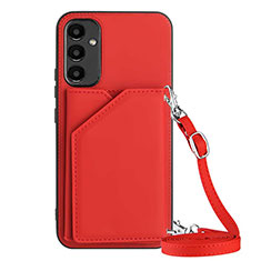 Handyhülle Hülle Luxus Leder Schutzhülle YB3 für Samsung Galaxy A24 4G Rot