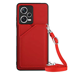 Handyhülle Hülle Luxus Leder Schutzhülle YB3 für Xiaomi Redmi Note 12 Pro+ Plus 5G Rot
