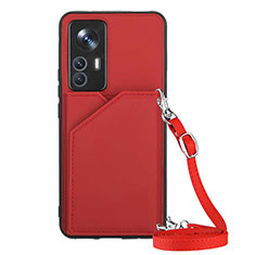 Handyhülle Hülle Luxus Leder Schutzhülle YB4 für Xiaomi Redmi K50 Ultra 5G Rot