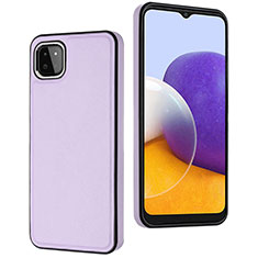 Handyhülle Hülle Luxus Leder Schutzhülle YB6 für Samsung Galaxy A22 5G Violett