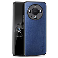 Handyhülle Hülle Luxus Leder Schutzhülle YM1 für Huawei Mate 60 Blau