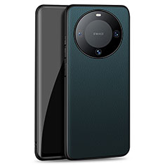 Handyhülle Hülle Luxus Leder Schutzhülle YM2 für Huawei Mate 60 Pro+ Plus Cyan