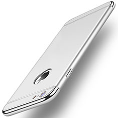 Handyhülle Hülle Luxus Metall Rahmen und Kunststoff für Apple iPhone 6S Silber