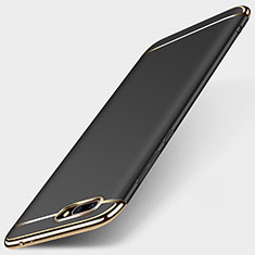 Handyhülle Hülle Luxus Metall Rahmen und Kunststoff für Huawei Honor 10 Schwarz