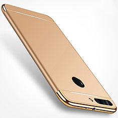 Handyhülle Hülle Luxus Metall Rahmen und Kunststoff für Huawei Honor 8 Pro Gold