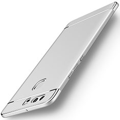 Handyhülle Hülle Luxus Metall Rahmen und Kunststoff für Huawei P9 Plus Silber