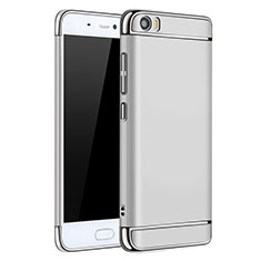 Handyhülle Hülle Luxus Metall Rahmen und Kunststoff für Xiaomi Mi 5 Silber
