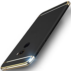 Handyhülle Hülle Luxus Metall Rahmen und Kunststoff für Xiaomi Mi Mix Evo Schwarz