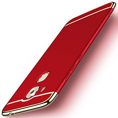 Handyhülle Hülle Luxus Metall Rahmen und Kunststoff M01 für Huawei G9 Plus Rot