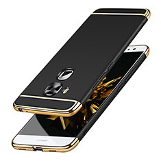 Handyhülle Hülle Luxus Metall Rahmen und Kunststoff M01 für Huawei Nova Plus Schwarz