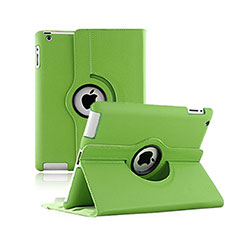 Handyhülle Hülle Rotierende Tasche Leder für Apple iPad 2 Grün