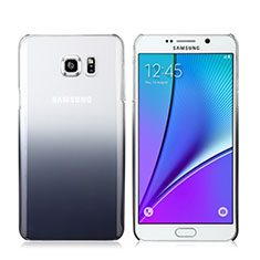 Handyhülle Hülle Schutzhülle Durchsichtig Farbverlauf für Samsung Galaxy Note 5 N9200 N920 N920F Grau