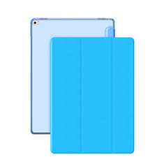 Handyhülle Hülle Stand Tasche Leder für Apple iPad Pro 12.9 Hellblau