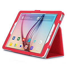 Handyhülle Hülle Stand Tasche Leder für Samsung Galaxy Tab S2 9.7 SM-T810 SM-T815 Rot