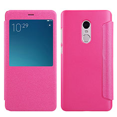 Handyhülle Hülle Stand Tasche Leder für Xiaomi Redmi Note 4X High Edition Pink