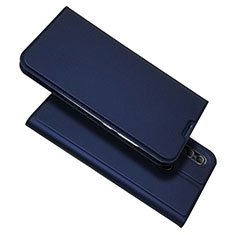 Handyhülle Hülle Stand Tasche Leder L06 für Huawei Honor 10 Lite Blau