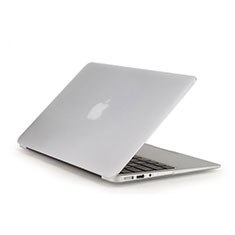 Handyhülle Hülle Ultra Dünn Schutzhülle Durchsichtig Transparent Matt für Apple MacBook Pro 13 zoll Retina Weiß