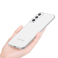 Handyhülle Hülle Ultra Dünn Schutzhülle Hartschalen Tasche Durchsichtig Transparent Matt U02 für Samsung Galaxy S21 5G Weiß